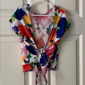 Cha-Cha tops for girls - summer fields